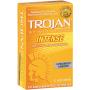 TROJAN Intense Ribbed Condoms, 12 Count