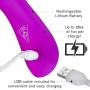 Personal Massager for Women with Free Kegel Balls or Lubricant Handheld Rechargeable Waterproof (Purple + Kegel)