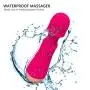 Wireless Mini Handheld Wand Massager with 12 Silent Frequency Modes, Personal Waterproof Rechargeable Power Massager for Relieving Body Muscle Soreness (red) Wireless Mini Handheld Wand Massager with 12 Silent Frequency Modes, Personal Waterproof Rechargeable Power Massager for Relieving Body Muscle Soreness (red)