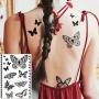 8 Sheets Temporary Tattoo Stickers Lace Sexy Body Waterproof Tattoo stickers Women Wedding Party