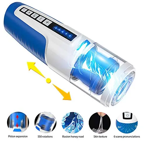 USB Rechargeable Automatical Piston Telescopic Rotation Handsfree 10 Modes 10 Speeds Sleeve Stroker Men Oral S(exy for Men sex Toy six Toys for Mens Training Device- Sexy Underwear for Men USB Rechargeable Automatical Piston Telescopic Rotation Handsfree 10 Modes 10 Speeds Sleeve Stroker Men Oral S(exy for Men sex Toy six Toys for Mens Training Device- Sexy Underwear for Men