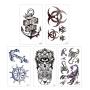 Konsait Temporary Tattoo Kit for Adults Kids Women Men(18 Sheets), Temporary Tattoo Stickers Paper Fake Tattoo Paper Body Sticker Set for Party Favors,Dragon Eye Deer Head Geometric Vine Chakra