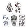 Konsait Temporary Tattoo Kit for Adults Kids Women Men(18 Sheets), Temporary Tattoo Stickers Paper Fake Tattoo Paper Body Sticker Set for Party Favors,Dragon Eye Deer Head Geometric Vine Chakra Konsait Temporary Tattoo Kit for Adults Kids Women Men(18 Sheets), Temporary Tattoo Stickers Paper Fake Tattoo Paper Body Sticker Set for Party Favors,Dragon Eye Deer Head Geometric Vine Chakra