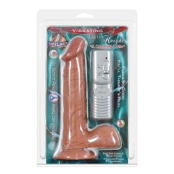 Nasstoys Lifelikes Vibrating Latin Knight Vibrator, Flesh, 8 Inch