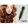 VibeMax Personal Wand Massager + Attachment: Wireless & Waterproof - Handheld - Rechargeable - Powerful Multi Speed Vibration - Whisper Quiet - Cordless - Mini - Black