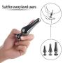 Updated Fetish Butt Anal Sex Toys, Bestimulus 3Pcs Stainless Steel Anal Butt Plugs Personal Massager for Sex Games (3 Colors)