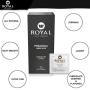 Royal Condoms, Ultra Thin Chocolate Flavored – Premium Lubricant, All Natural, Organic, Vegan, High Quality, Gluten Free, Nitrosamine Free, Non Toxic Latex, 20 Pack