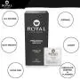 Royal Condoms, Ultra Thin Chocolate Flavored – Premium Lubricant, All Natural, Organic, Vegan, High Quality, Gluten Free, Nitrosamine Free, Non Toxic Latex, 20 Pack Royal Condoms, Ultra Thin Chocolate Flavored – Premium Lubricant, All Natural, Organic, Vegan, High Quality, Gluten Free, Nitrosamine Free, Non Toxic Latex, 20 Pack