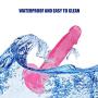 Wushuangyu Lifelike Waterproof Perfect SizePersonal Relax Massager for Women - Vibrant Toy (Color : Pink)