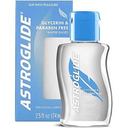 Astroglide Glycerin & Paraben Free Liquid, Water Based Personal Lubricant, 2.5 oz.