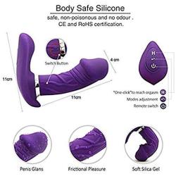 7-Speed Wireless Wearable Waterproof Víbrátór for Women,Purple