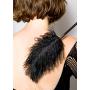 Ostrich Feather Tickler 2 Piece Set | Adult Sex Toys Whip and Riding Crop Slapper | Bondageromance Kit for Couples