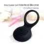 SVAKOM Tyler 100% Waterproof Rechargeable Powerful Vibrating Silicon Penis Ring Rabbit Cock Ring ,Clitoral Stimulate Massager Adult Products for Couples (Black)