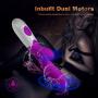 Portable 30-Speed Vibrating Silicone Waterproof G~Spôt Vîb~rá~törs Dual Vibration Home Personal Fitness Massage