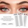 DKAF 2 Pcs 3D Hair-Like Authentic Eyebrows, Waterproof Imitation Ecological Natural Tattoo Eyebrow Stickers, Grooming Shaping Brow Shaper Makeup Eyebrow Transfer-E09