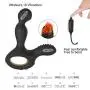 Vibrating Prostate Massager Heating Wireless Remote Anal Sex Toys Rotating Mens Anal Stimulation Silicone 10 Speed Vibration with 2 Powerful Motors for Male Orgasms & Couples BlackGold Vibrating Prostate Massager Heating Wireless Remote Anal Sex Toys Rotating Mens Anal Stimulation Silicone 10 Speed Vibration with 2 Powerful Motors for Male Orgasms & Couples BlackGold