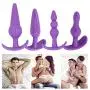 Relax Toy Amal Plug Buttpluģ for Women Extremely Soft Anales Trainer Pleasure Toy Silicone Waterproof for Adult and Couple Play Purple Relax Toy Amal Plug Buttpluģ for Women Extremely Soft Anales Trainer Pleasure Toy Silicone Waterproof for Adult and Couple Play Purple