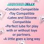UNBOUND Jelly - Water Based Lubricant - Vegan, Organic, Sensual, Paraben Free, Menthol Free Oil for Him & Her (10 Pack)