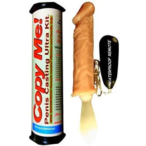 Copy Me! Penis Casting Ultra Kit with Waterproof Remote Control Vibrator, Handle Grip, Medium Skin Tone Copy Me! Penis Casting Ultra Kit with Waterproof Remote Control Vibrator, Handle Grip, Medium Skin Tone