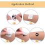 TUPARKA 370 Pcs Halloween Temporary Tattoos for Kids Glow Tattoo Stickers for Halloween Party Dark Decoration