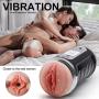 USB Rechargeable Underwear Vibrantor for Men,Automatic Piston Telescopic Rotate Male Mastubratìon Cup 3D Realistic Pocket Pussy Male Strong Sucking Vibrating Toys for Men T-Shirt