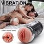 2 in 1 Males Aír-cräft Cup,Fully Automatic Telescopic Piston Male Mastubration Cup Artificial Real Pussy Men Strong Handsfree Vibrating Toys for Male Sexy Underwear for Men T-Shirts