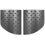 Hooke Road Jeep TJ Black Cowl Body Armor Corner Guards for 1997-2006 Jeep Wrangler TJ