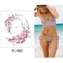 12 Sheets Cherry Blossoms Temporary Tattoo Sticker for Women Body Art in Spring Summer 12 Sheets Cherry Blossoms Temporary Tattoo Sticker for Women Body Art in Spring Summer