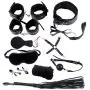 kanersty 10Pcs Faux Leather Plush Couples Handcuffs Sex Toys Bundled Binding Bondage Set kanersty 10Pcs Faux Leather Plush Couples Handcuffs Sex Toys Bundled Binding Bondage Set