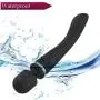 Wand Massager,Rechargeable Cordless Magic Vibrator Wand Clitoral Vibrator Stimulation with 20 Speeds Double End Vibrating Adult Sex Toys for Women Couples (Black) Wand Massager,Rechargeable Cordless Magic Vibrator Wand Clitoral Vibrator Stimulation with 20 Speeds Double End Vibrating Adult Sex Toys for Women Couples (Black)
