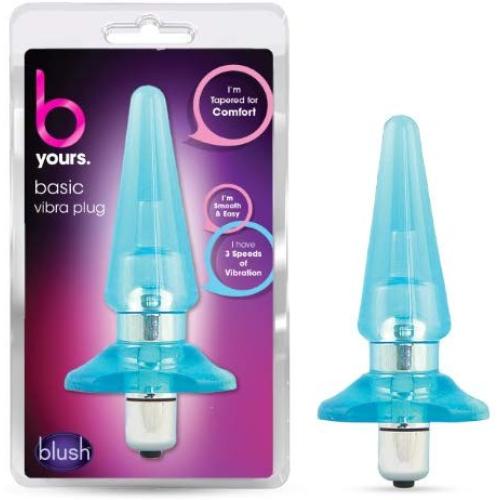 3 Speed Vibrating Anal Butt Plug - Buttplug Vibrator - Sex Toy for Women and Men (Blue)