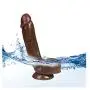 TLC Adams Realistic Lifelike Cock for Vaginal G-spot and Anal Play PleasureSkin Flexible Dildo with Curved Shaft and Balls Female Sex Toys