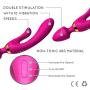 Triple Ended Wand Massager | Three Points of Stimulation | 12 x Speed Patterns | Waterproof | Highest Grade Silicone | Relax & Rejuvenate