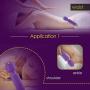 Tetris Multifunctional Wireless Therapeutic Wand Massager Vibration Waterproof Purple, 4.8 Ounce