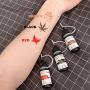 Jacknb Temporary Tattoo Kit Freehand Ink Semi Permanent Tattoo Jagua Gel 40 Pcs Free Tattoo Stencils DIY Tattoos Fake Freckles Temp Tattoos for Women Kids Men - Full Kit 4 Bottles