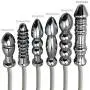 Electrode Anal Plug, Metal Double Electric Shock Pulse Therapy Deep Vagina Plug Accessories - A1 Electrode Anal Plug, Metal Double Electric Shock Pulse Therapy Deep Vagina Plug Accessories - A1