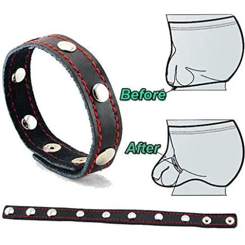LYRE Leather Penis Cock Ring Fetish Pro Bondage Penis Enhancer Adjustable Strap LYRE Leather Penis Cock Ring Fetish Pro Bondage Penis Enhancer Adjustable Strap