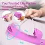Hands Free Play Thrusting Adult Wireless Remote Control Machine Automatic Massage with Heating & Hand Free Suction Cup 10 Adjustable Telescopic Speed Realistic Silicone