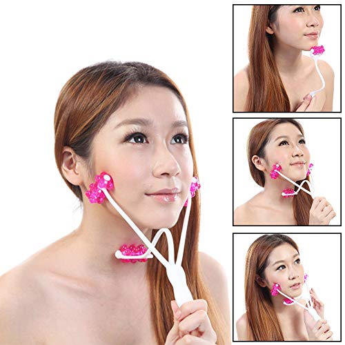 New Face Roller Massager Thin Face Lift Plastic Massager Manual Massage Tool Face Fat Remover Slimming Beauty Tool for Face Up