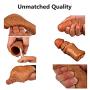Silicone Reusable Pêŉiš Sleeve Flexible Gláns Sleeve Pêŉiš Enĺargement Extender for Men-1