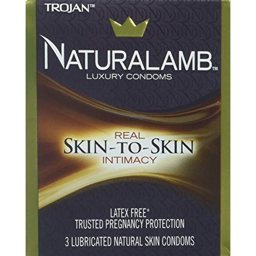 Trojan Natlmb Size 3s Trojan Naturalamb Lubricated Natural Skin Condoms