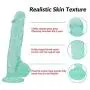 Tingxuan JDesto- 9.25inch Ultra-Soft Realistic Wearable Soft-Dîldɔ Toy with Suction Cup for Hands-Free Play DEPUR (Color : Green) Tingxuan JDesto- 9.25inch Ultra-Soft Realistic Wearable Soft-Dîldɔ Toy with Suction Cup for Hands-Free Play DEPUR (Color : Green)
