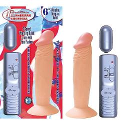 Novelties By Nasswalk All American Whopper Vibrator, 6-inch, Flesh