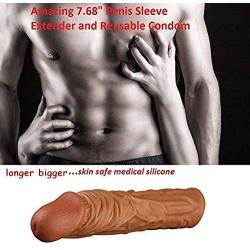 Wearable Male Rod Extension Enhancer Girth Extender Sleeve for Men