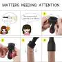 Male Glans Massager Cock Stamina Trainer with 9 Vibration Modes, Delay Ejaculation Penis Head Vibrator Rechargeable Masturbator Sex Toy, Waterproof Testis Clitoris Nipple Stimulator for Couples