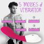 G Spot Vibrator Massager with 5 Vibrating Modes – Travel Size Female Sex Toy Vibrator with Soft Waterproof Silicone and USB Fast Charging
