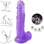8 Inch Realistic Soft-Ďîldɔ Women Massager Wand Toosl and Toys b