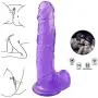 8 Inch Realistic Soft-Ďîldɔ Women Massager Wand Toosl and Toys b
