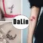 DaLin Sexy Floral Temporary Tattoos for Men Women Black Flowers 24Pcs Collection - Individual Styles Available DaLin Sexy Floral Temporary Tattoos for Men Women Black Flowers 24Pcs Collection - Individual Styles Available