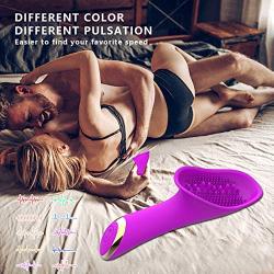 Clitoral Vibrator-Tongue Licking Vibrator with 10 Powerful Vibrations,Rechargeable,Soft Body-Safe Waterproof Silicone Sex Toys for Women Clit Stimulation